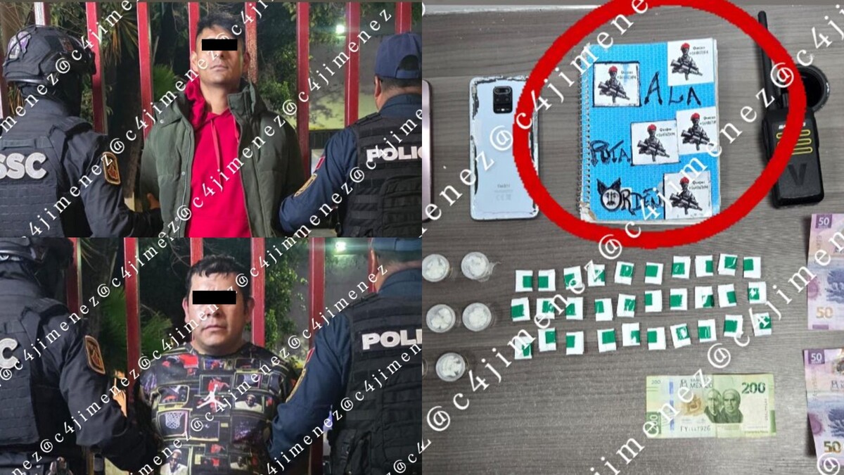 Los detenidos fueron identificados por el periodista Carlos Jiménez como Sergio 'N' y Brayan 'N', de 28 y 23 años. | Carlos Jiménez