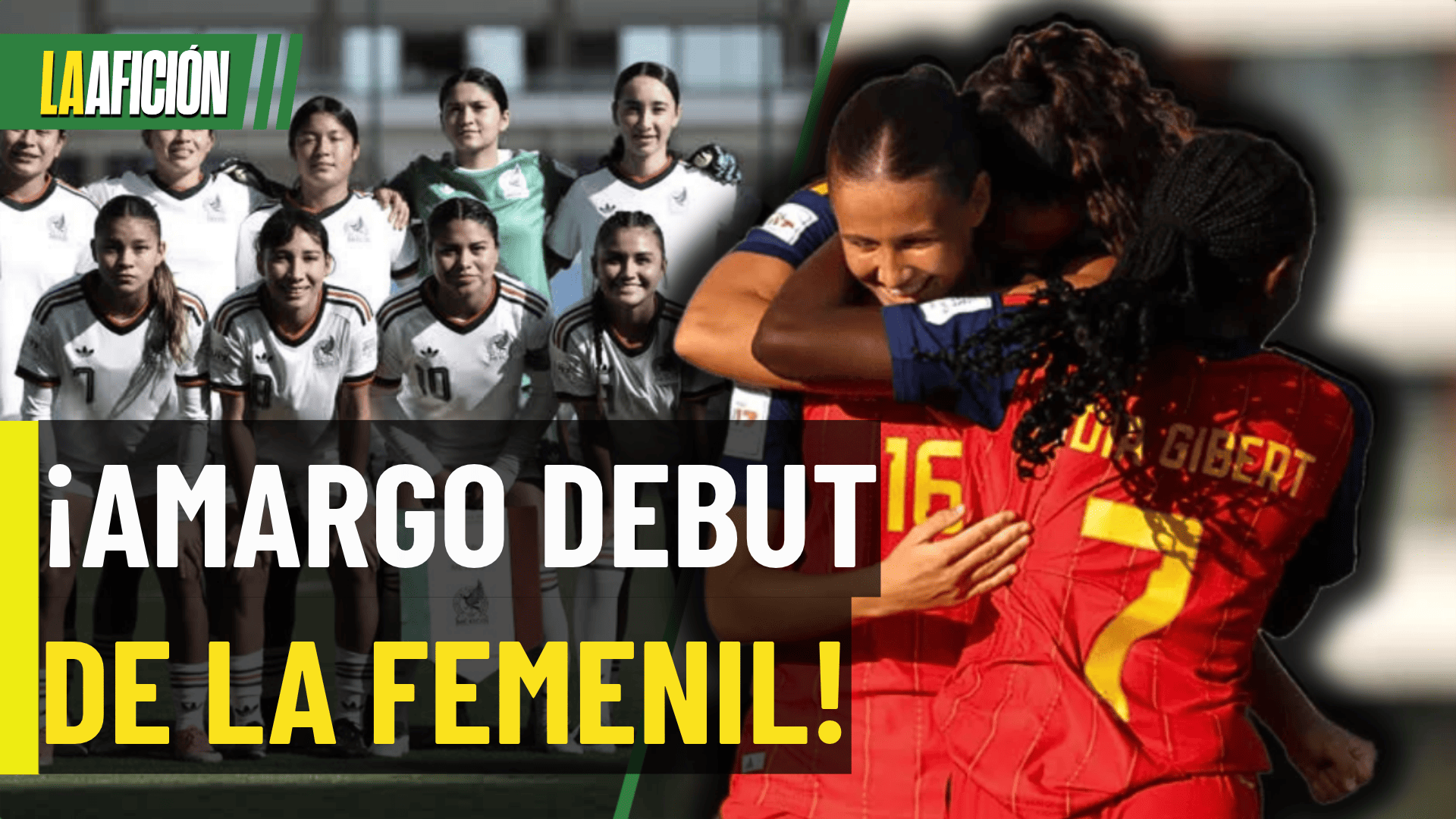 ¡España le pega a México! La Sub-17 Femenil arranca con derrota