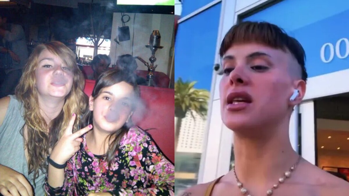 Gala Montes exhibe fotos de su infancia fumando | Especial