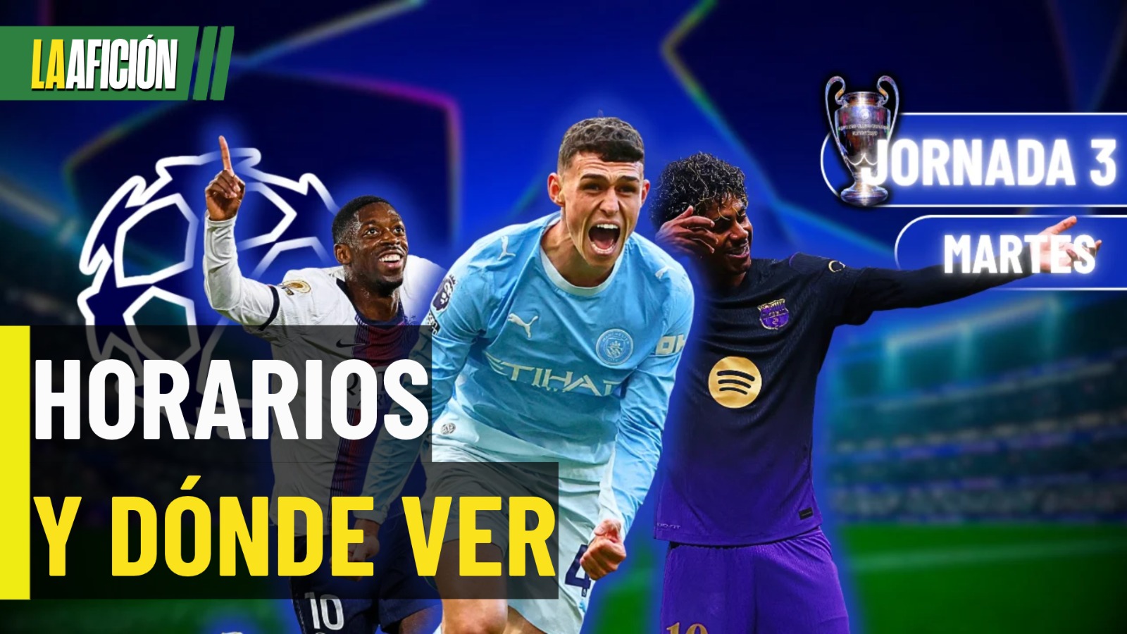 Horarios y dónde ver los partidos de la Champions League de hoy 20 de octubre del 2026