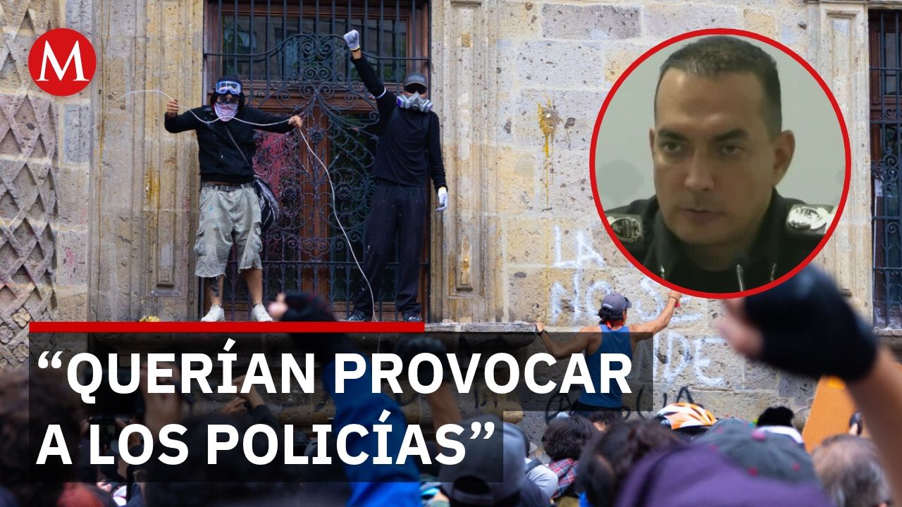 Jalisco asegura que detenidos lanzaron bombas molotov contra edificios durante marcha