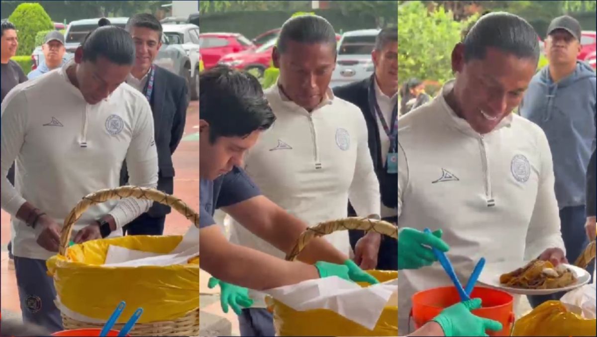 Joel Huiqui cumple su promesa e invita tacos de canasta a la prensa (Captura de pantalla)