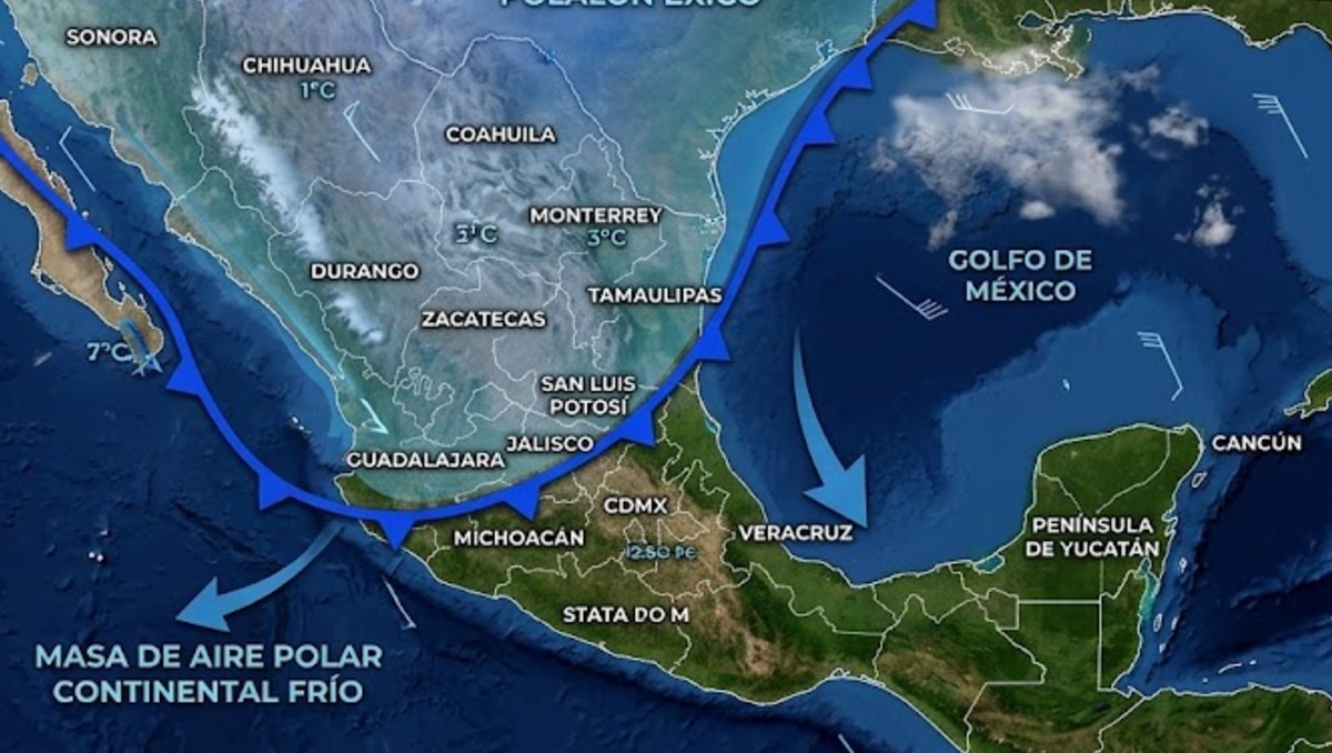 Masa de aire polar en México por frente frío número 2 | IA Discover