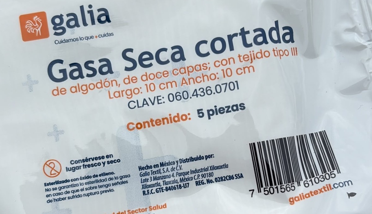Los productos traen la leyenda “Propiedad del sector salud. Prohibida su venta”.
