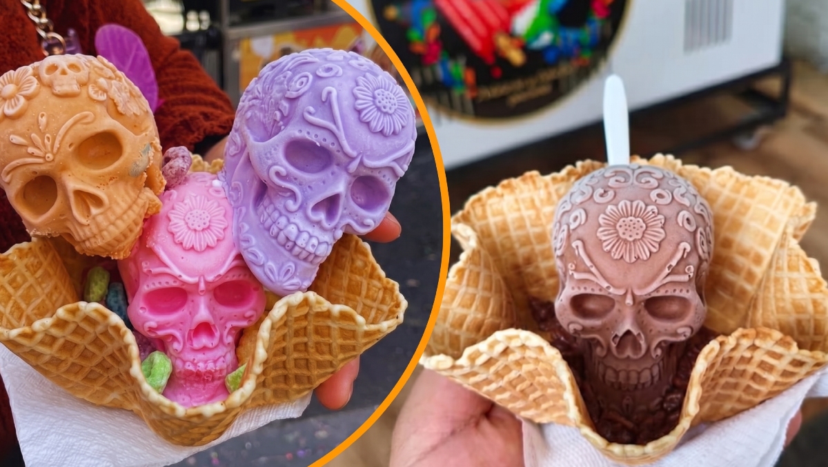 ¿Quieres un HELADO con forma de CATRINA en CDMX? Dirección EXACTA de la paletería que está causando revuelo previo al Día de Muertos (Foto: Especial)