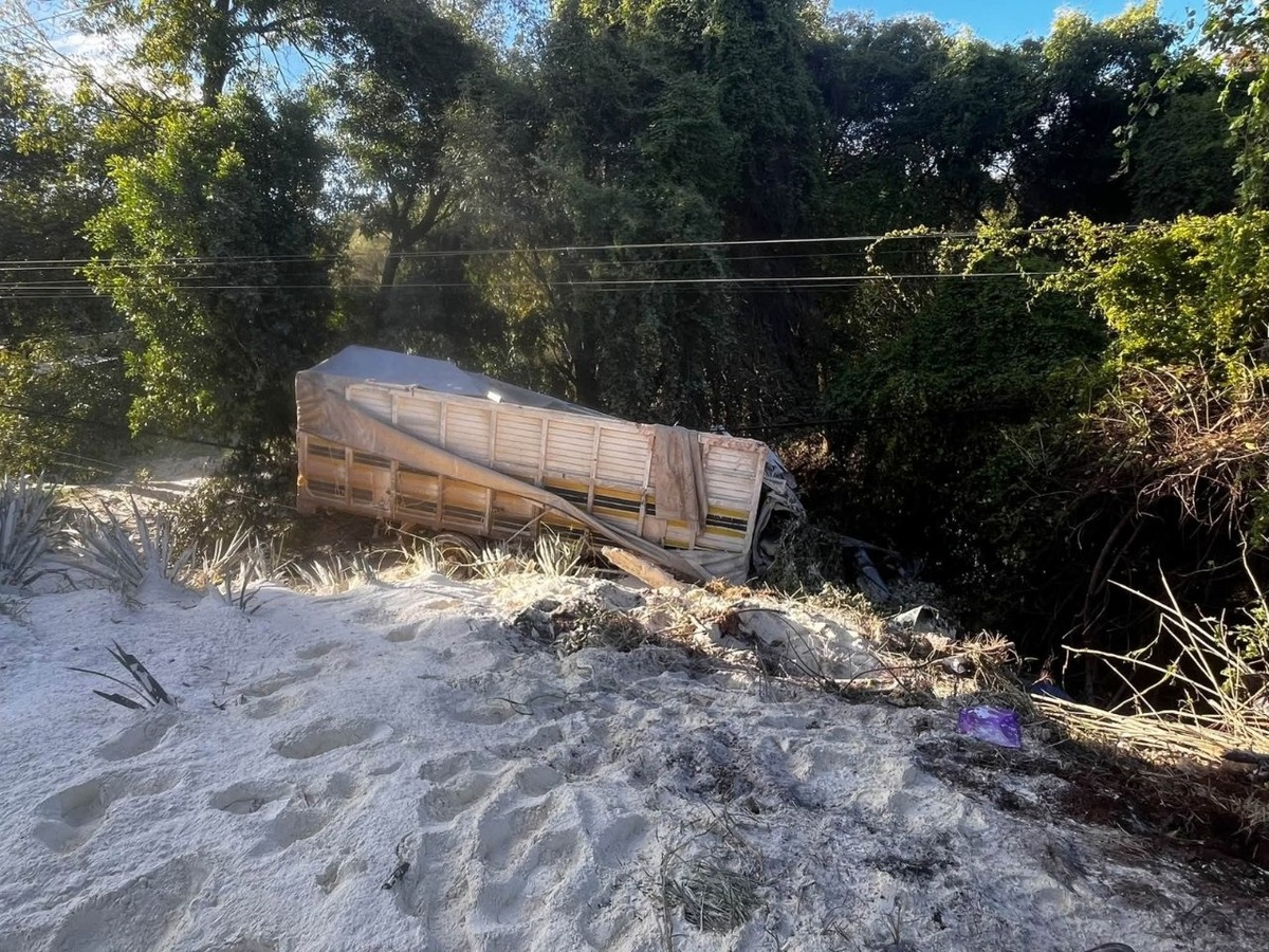 En el accidente se vieron involucrados tres vehículos pesados. (Cortesía)