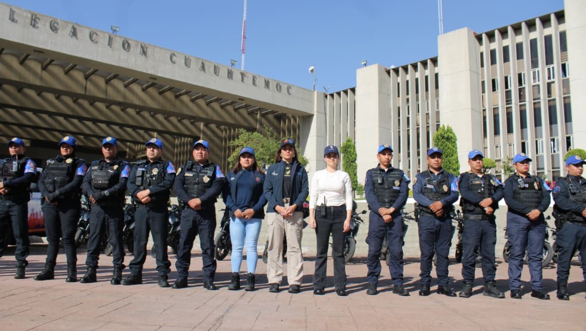 Alessandra Rojo de la Vega  continua con las tareas de prevención, ordenamiento y mantenimiento del espacio público.| Foto: Especial