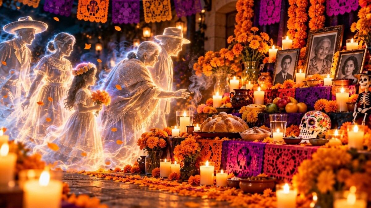 ¿Quiénes son las ÁNIMAS y cuándo llegan en Día de Muertos? Calendario con las FECHAS para recibir a los difuntos (IA M2)