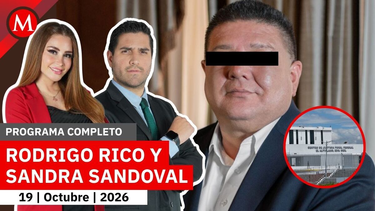 Jáuregui ingresa al Altiplano por traición a la patria | Milenio Noticias, 19 de octubre de 2026