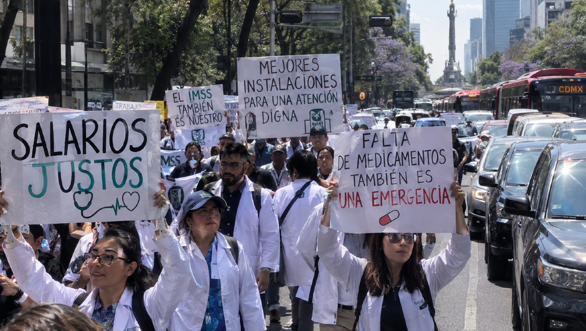 Megamarcha del IMSS está programada para éste miércoles 21 de octubre | IA DISCOVER