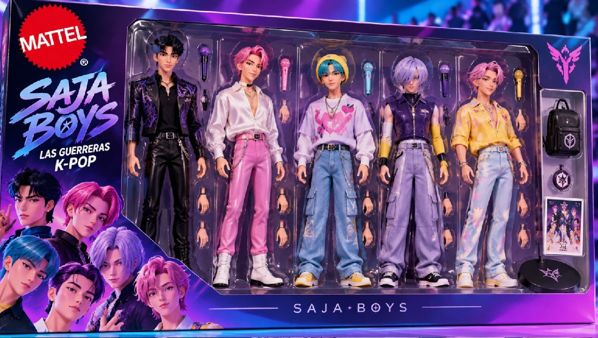 Polly Pocket x KPop Demon Hunters Saja Boys puede adquirirse en línea | Imagen ilustrativa hecha con IA Discover