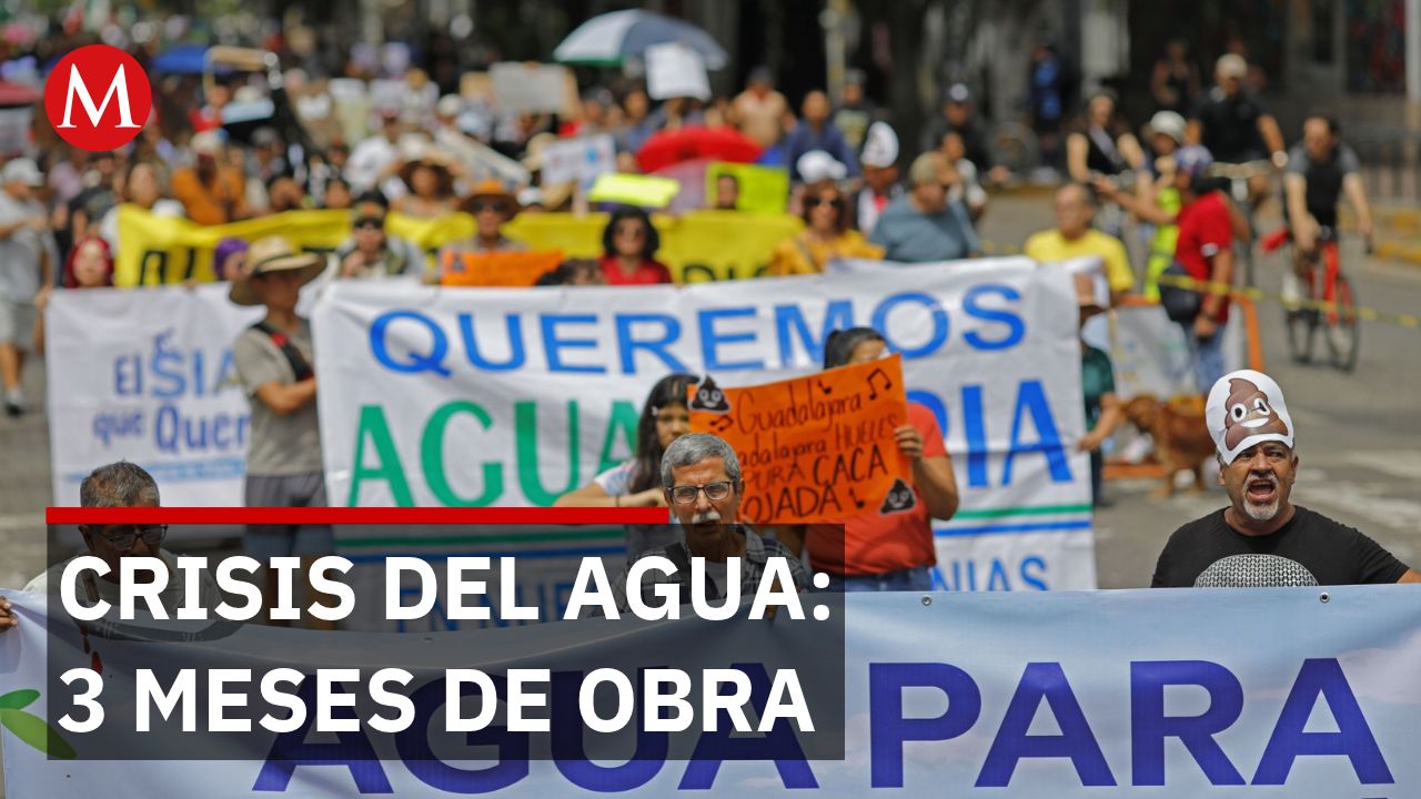 Protestas por falta de agua cierran avenidas en Zapopan y Guadalajara