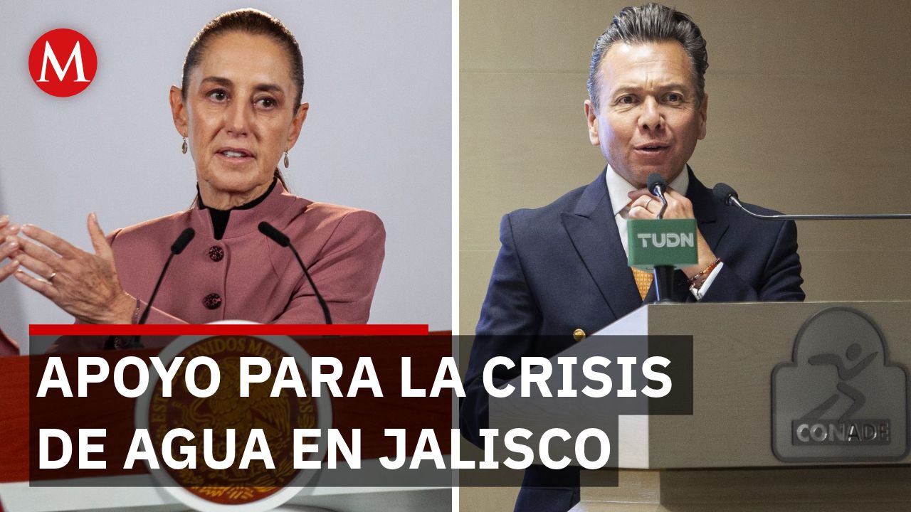 Sheinbaum descarta privatizar el agua en Jalisco: "Se apoya sin privatizar"