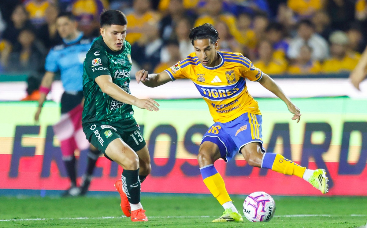 Tigres vs León en la Jornada 13 del Apertura 2026 en Liga MX (Imago7)