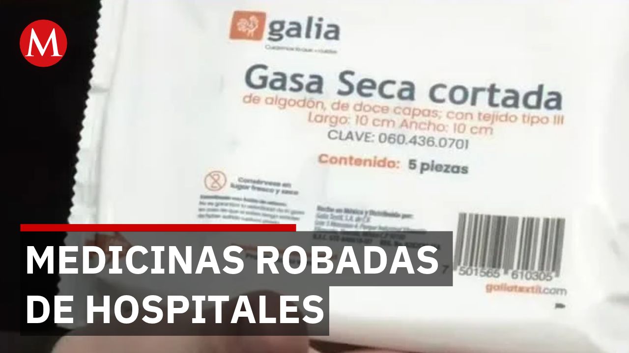 Venden en redes sociales insumos robados de hospitales públicos