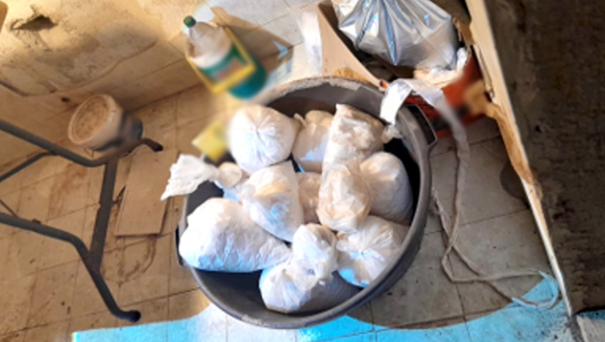 Aseguran 13 kilos de metanfetamina tras cateo en Xalisco, Nayarit. | Foto: Especial