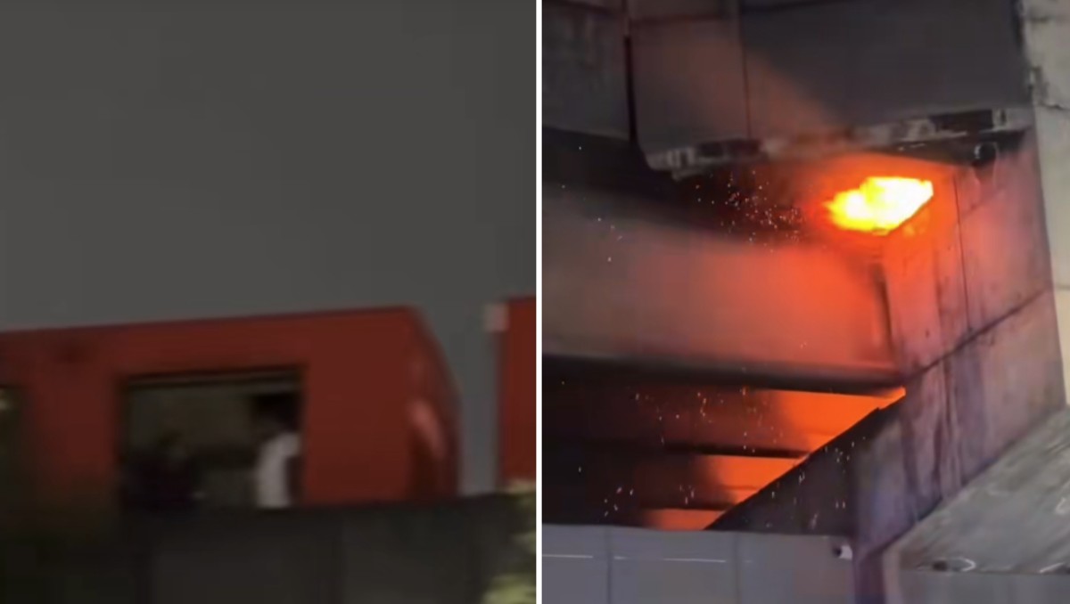 Así fue el incendio en la línea 9 del Metro este 20 de octubre de 2026 (RS)