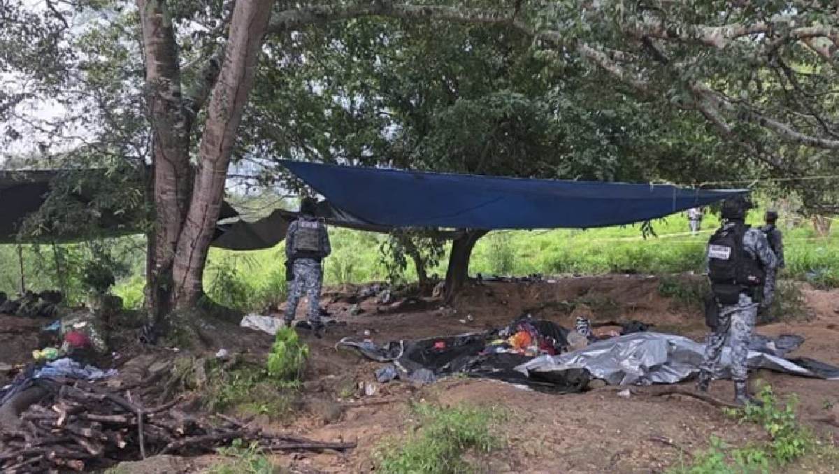 Las autoridades inhabilitaron un campamento clandestino tras localizarlo en una carretera de Guerrero. | Especial