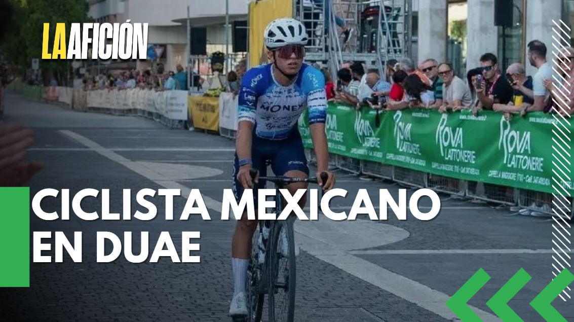 Ciclista mexicano firma con equipo profesional de Emiratos Árabes