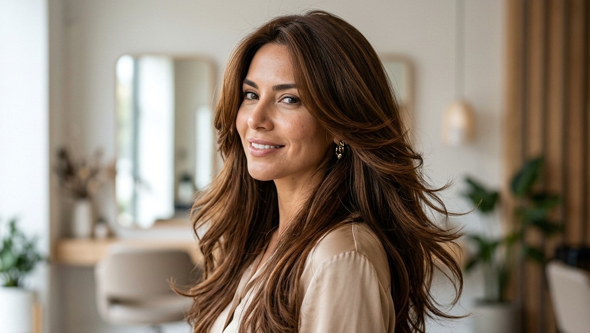 El corte en capas largas que los estilistas recomiendan para rejuvenecer el rostro y dar movimiento instantáneo. | FOTO: MILENIO