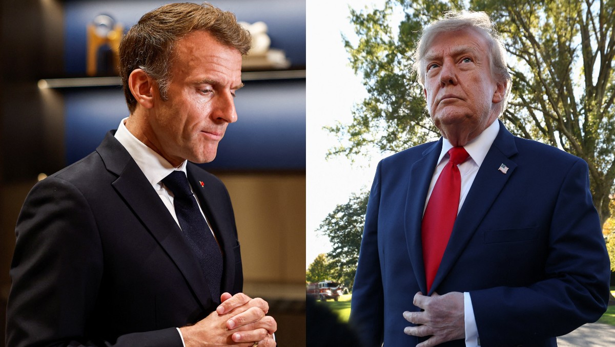 Macron acusa a Trump de manipular protestas en Francia para su campaña electoral