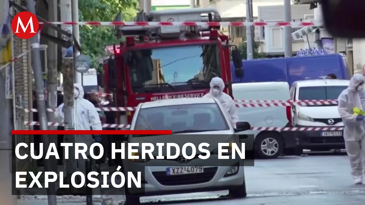 Explosión en edificio de Atenas deja 4 heridos, incluidos 2 policías