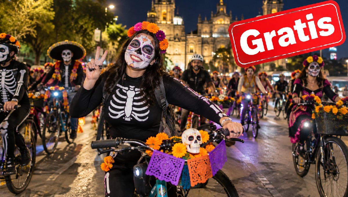 No importa si no tienes bicicleta, igual puedes sumarte a la rodada de Día de Muertos | IA DISCOVER