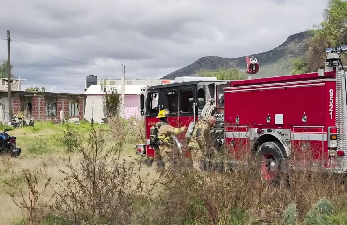 Incendio en vivienda deja a niño de cinco años con quemaduras en Mixquiahuala. (Especial)