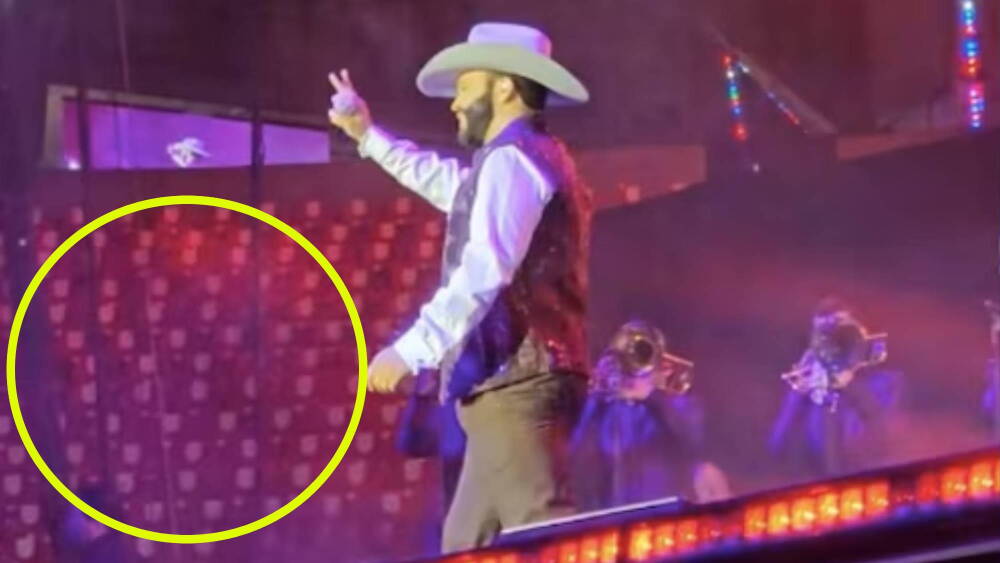 Leonardo Aguilar no llena concierto y culpa a crisis familiar | VIDEO