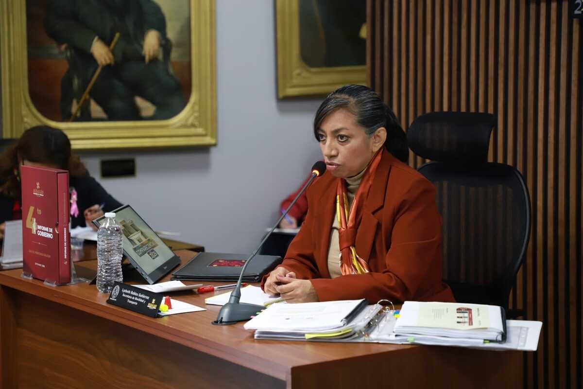 Lyzbeth Robles Gutiérrez, titular de la Secretaría de Movilidad y Transporte (Semot). (Jorge Sánchez)