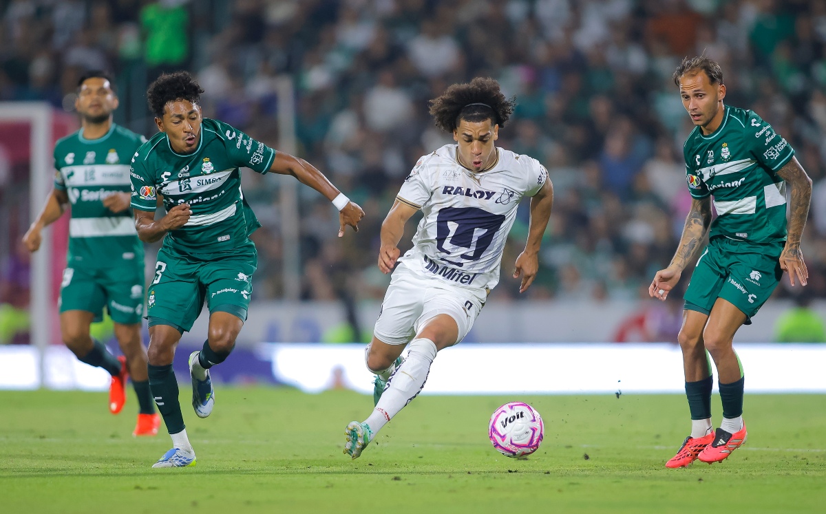 Santos vs Pumas en la Jornada 13 del Apertura 2026 en Liga MX (Imago7)
