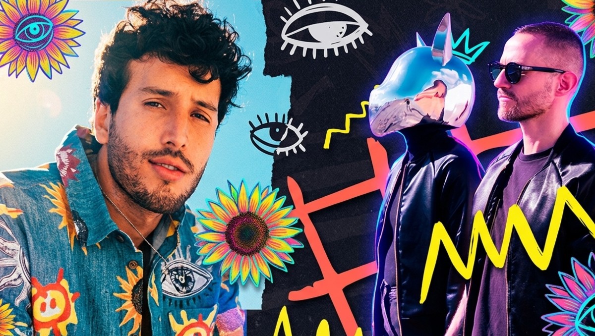 Sebastián Yatra y Galantis en concierto de Monterrey. | Imagen generada con IA