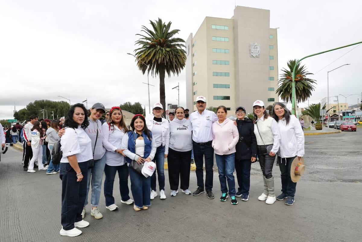 Segunda marcha por la autonomía de la UAEH. (Especial)