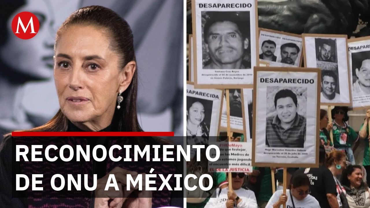 Sheinbaum afirma que ONU reconoció avances en desapariciones