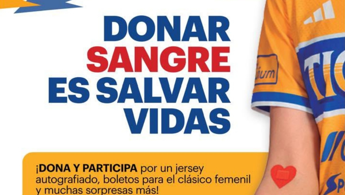 Tigres y Fundación Multimedios anuncian campaña de donación de sangre (Especial)