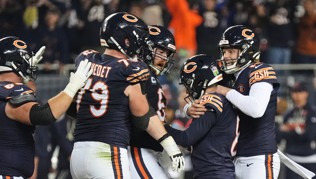 Cairo Santos da la victoria a los Bears sobre Patriots en el Thursday Night Football de la Semana 7 (AP)