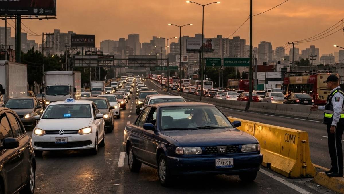Hoy no circula este viernes limita el transito a vehículos con terminación 9 y 0 en cdMx y Edomex. | Imagen Especial