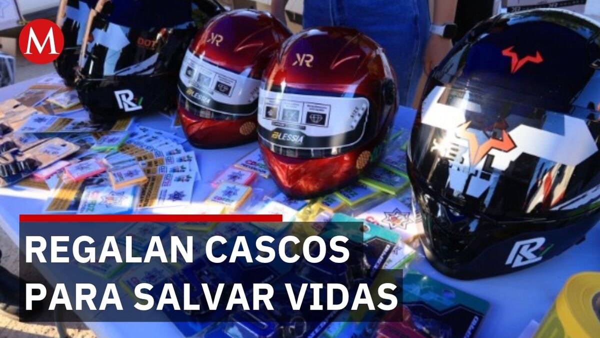 Ciudad Fernández entrega cascos certificados gratis ante aumento de accidentes mortales