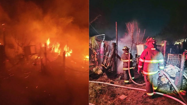 Cuerpo de Bomberos de León desplegaron maniobras de combate al fuego. | Redes sociales