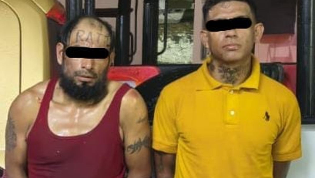 Guardia Estatal detiene a presuntos ladrones en Tampico. (Cortesía)
