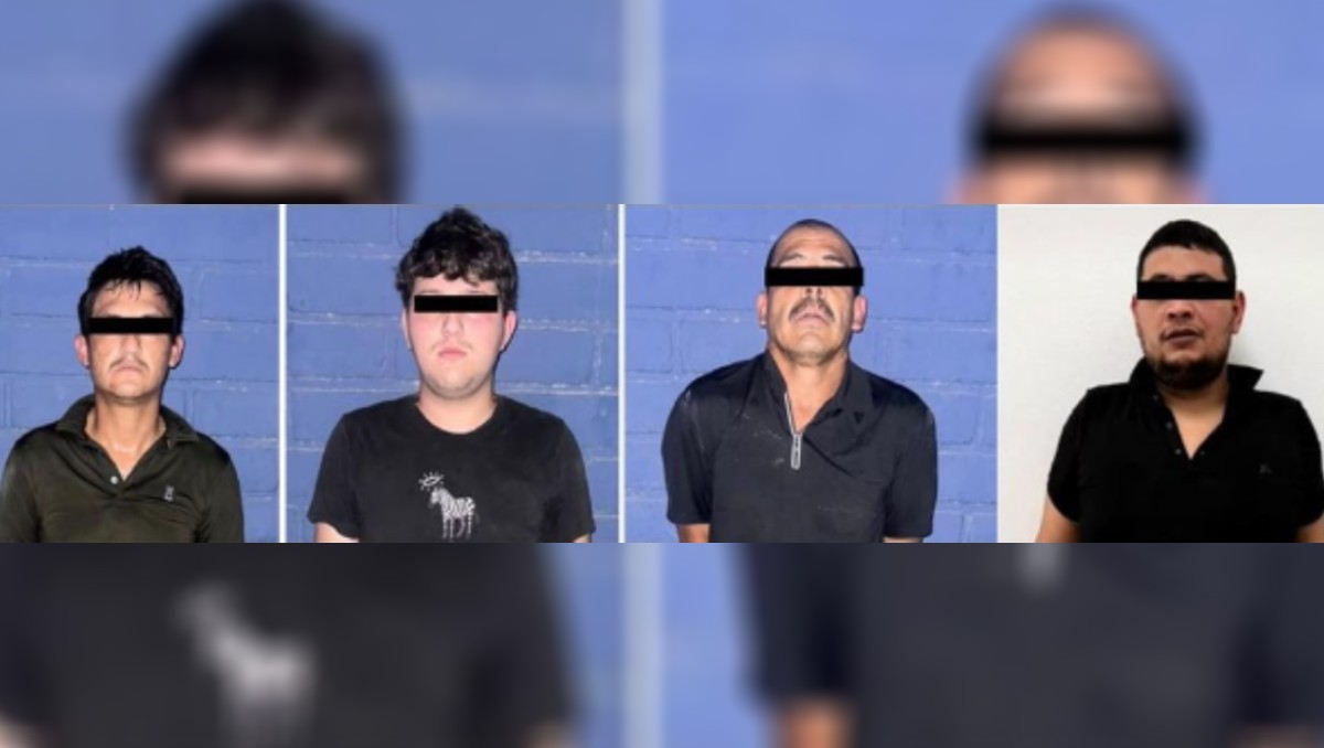 Los hombres fueron detenidos en el fraccionamiento Lomas del Sol. | Especial