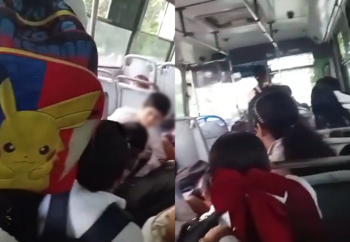 Hasta el momento, no se ha informado si alguno de los menores o pasajeros que viajaban en la unidad resultó lesionado. | Especial