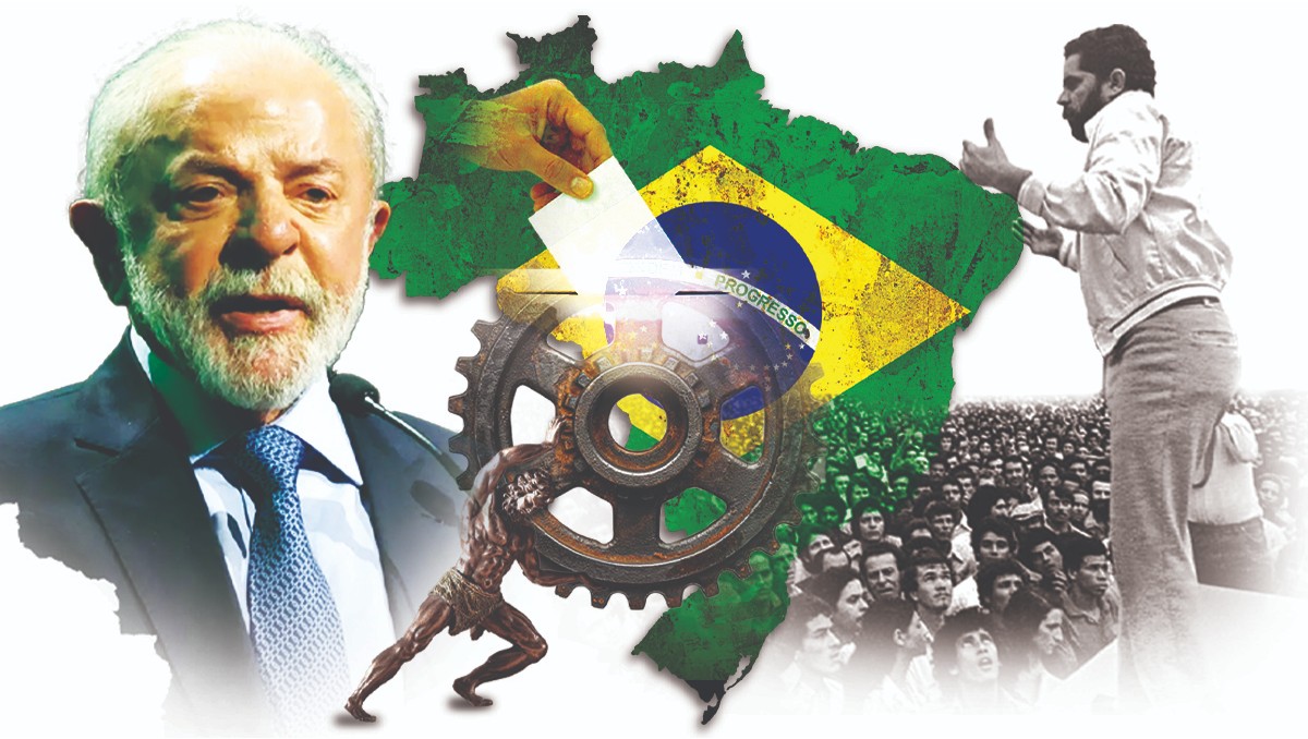 El líder del Partido de los Trabajadores busca su cuarto mandato contra Flávio Bolsonaro | Diseño: Alfredo San Juan