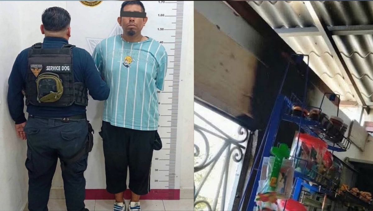 El marido le prendió fuego al negocio por celos. Foto: Especial