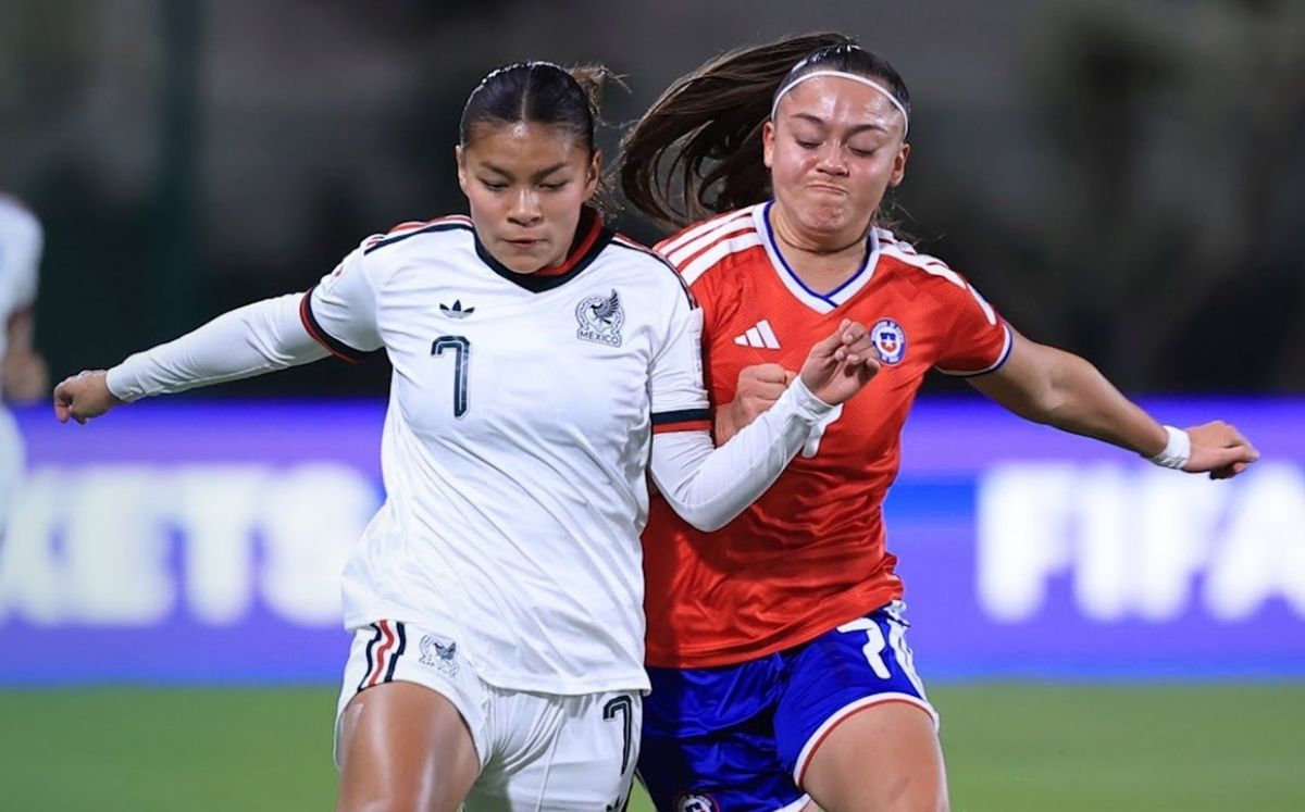 México vs Chile, partido EN VIVO del Mundial Sub 17 Femenil (X: @Miseleccionfem)