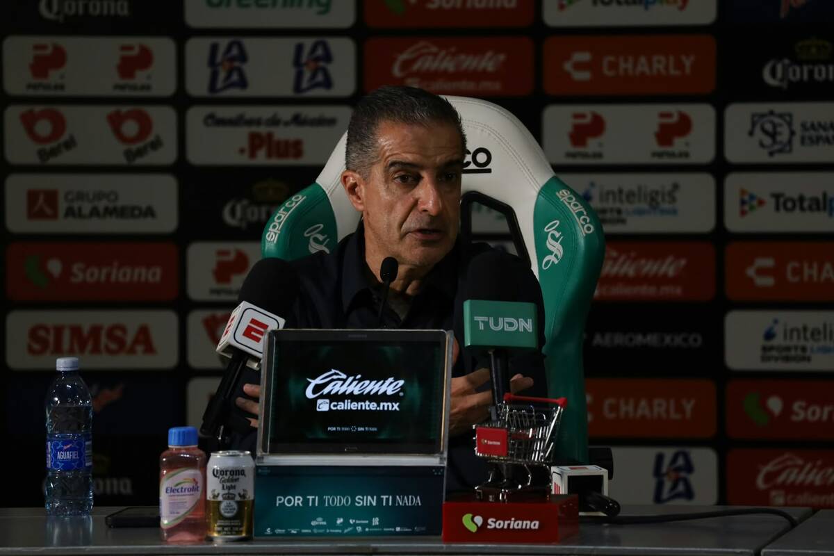 Renato Paiva, director técnico del Santos Laguna. | Verónica Rivera