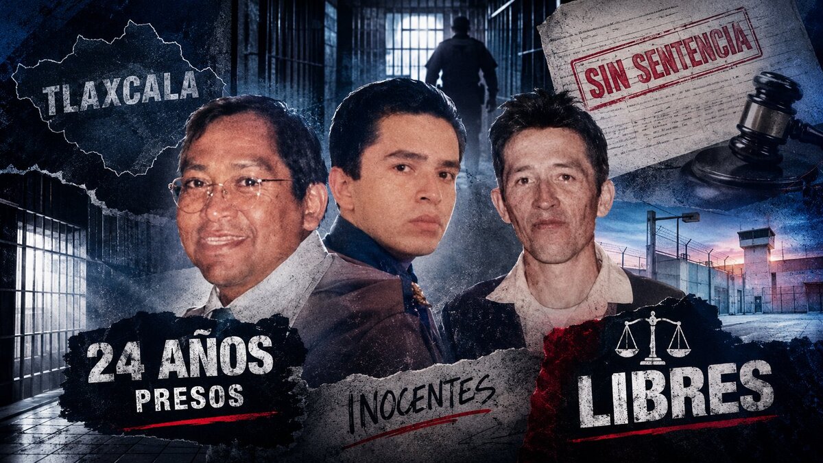 Sergio Rodríguez Rosas, Mario Ricardo Antonio Almanza Carriteño y Jorge Hernández Mora permanecieron presos durante más de 24 años. | Especial