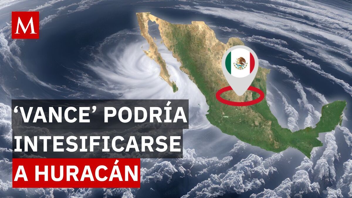 De tormenta a huracán categoría 3: así avanzaría ‘Vance’ frente a las costas mexicanas