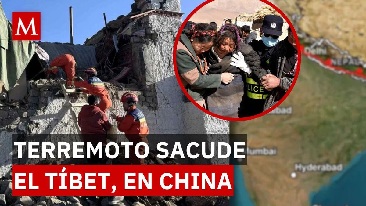 ¡Alerta en Asia!: terremoto de magnitud 7.0 sacude el Tíbet y activa rescates de emergencia