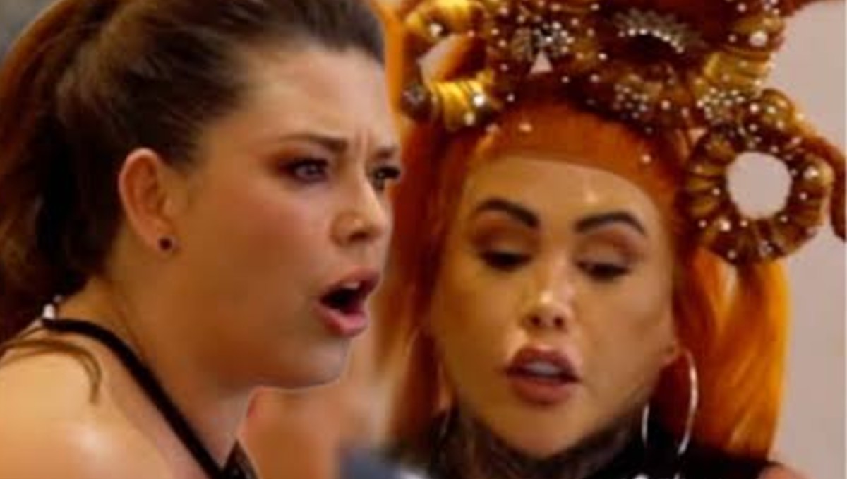 Alicia y Yina, una de las primeras peleas. | Especial